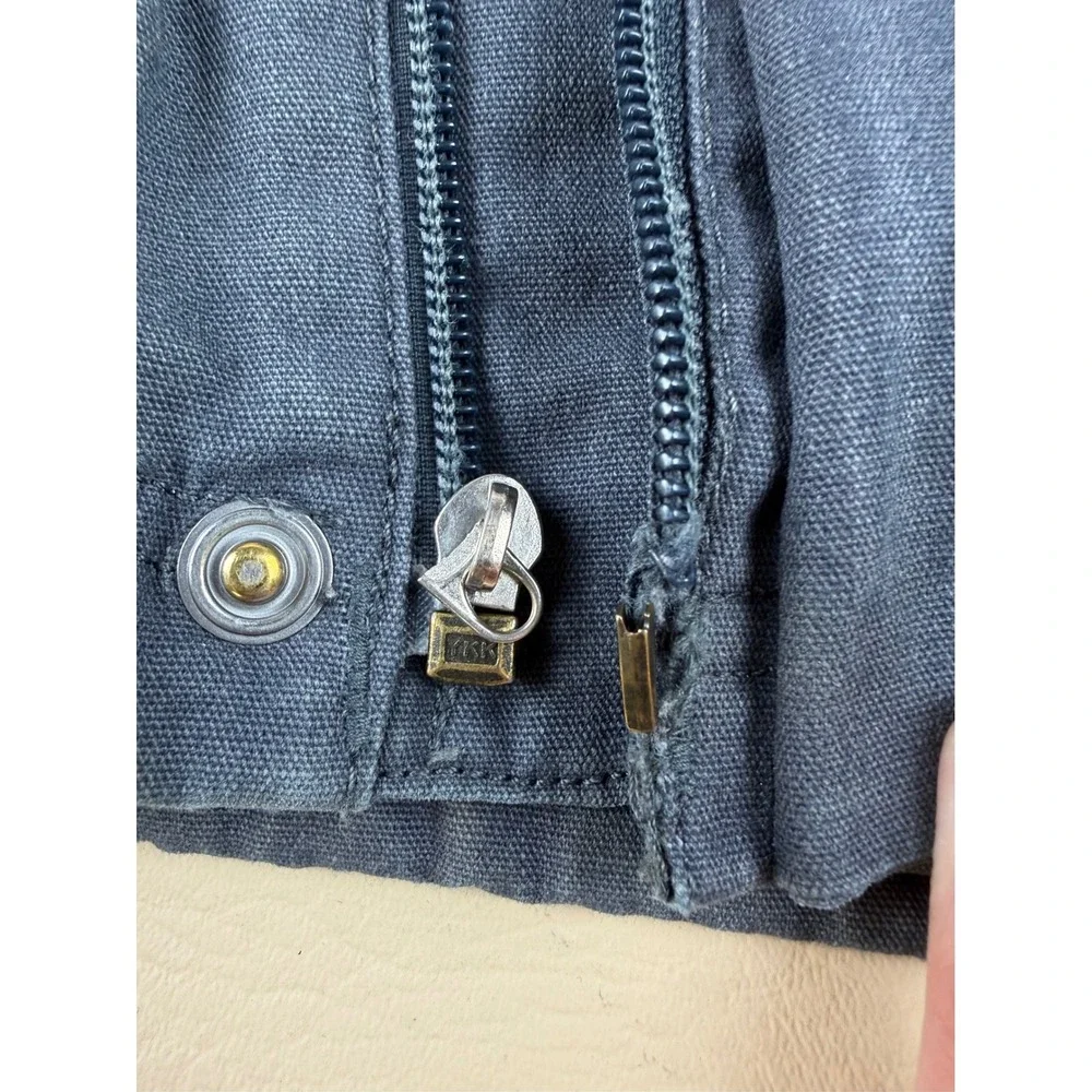 Workwear‎ Utility Jacket Cotton Canvas Fleece Lined Small Columbia
